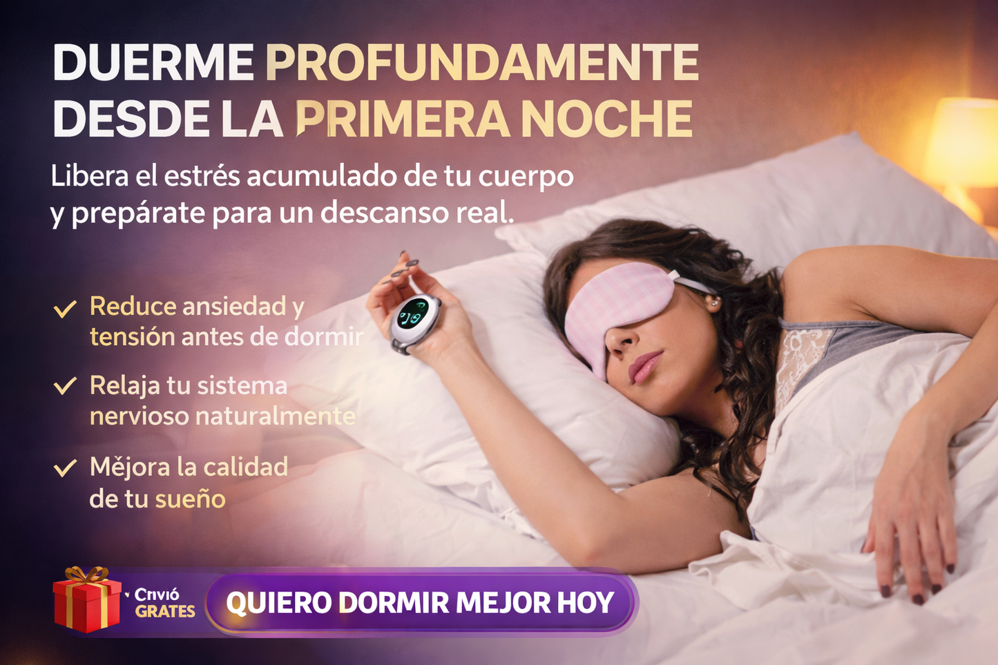 SLEEP CALM™ – Dispositivo de Relajación Nocturna