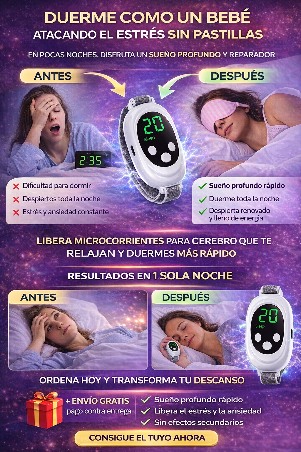 SLEEP CALM™ – Dispositivo de Relajación Nocturna