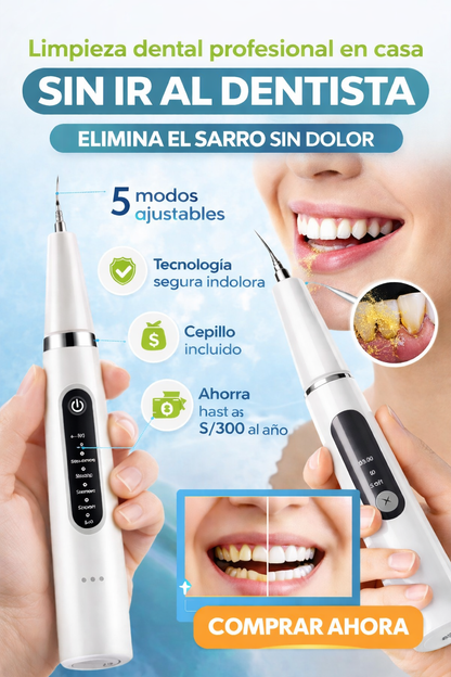 SonrisaPro™ - Limpieza dental profesional en casa
