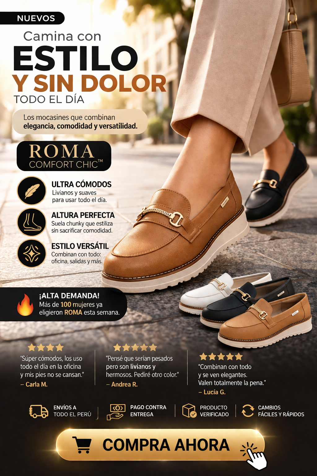 ROMA Confort - Mocasines clásicos