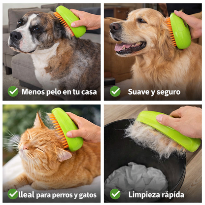PET BRUSH - Peine vaporizador para mascotas
