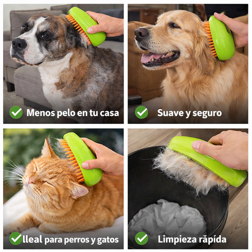PET BRUSH - Peine vaporizador para mascotas
