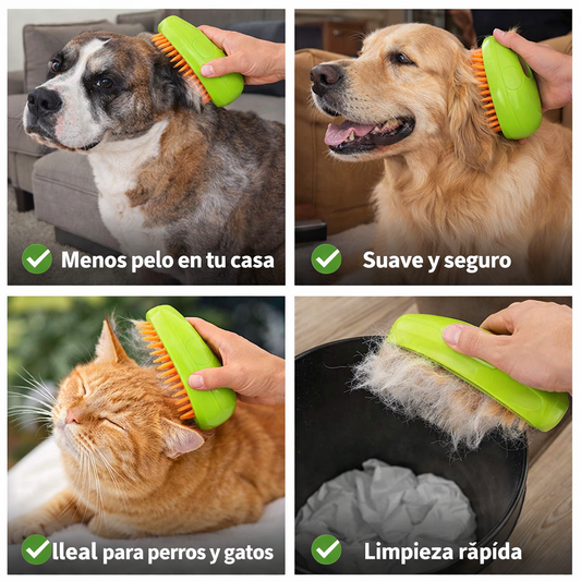 PET BRUSH - Peine vaporizador para mascotas