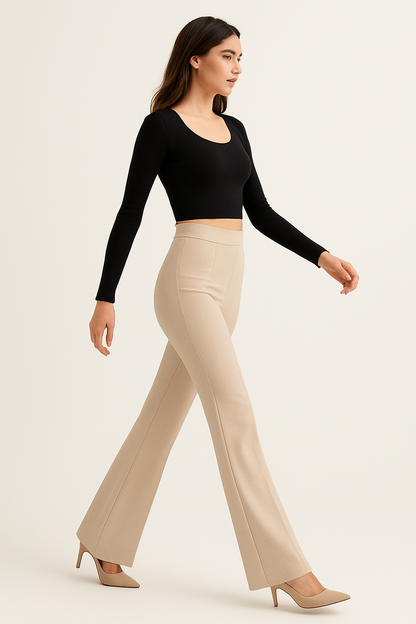 AMARANTA - PANTALÓN FLARE