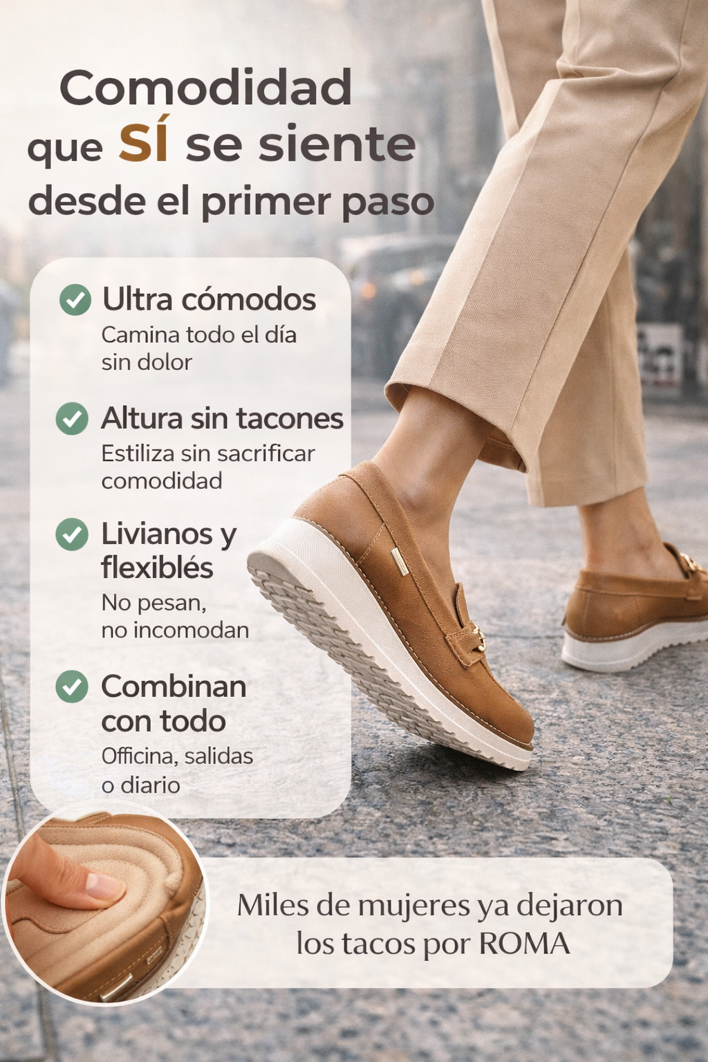 ROMA Confort - Mocasines clásicos