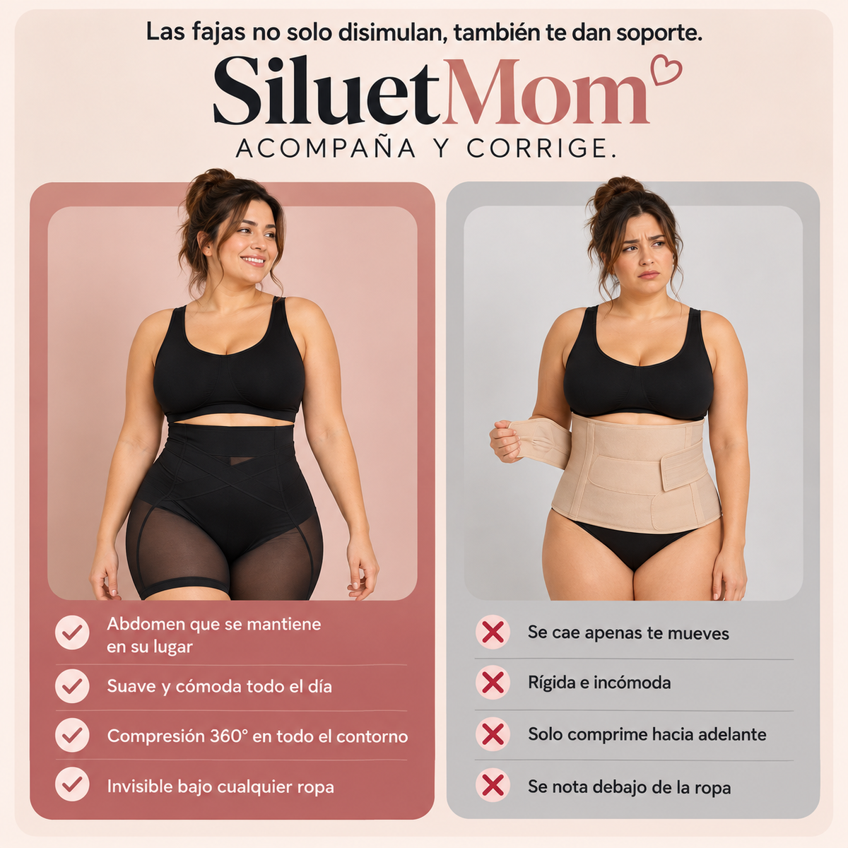 SILUETMOM™ | Soporte Abdominal Posparto