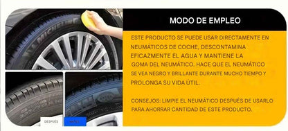 RENOVACAR 360° - Cera premium para llantas